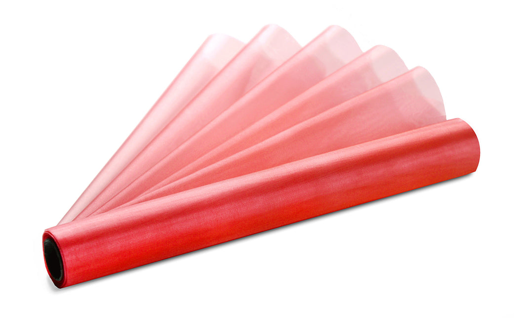 Tela Organza Roja 16cm 9m