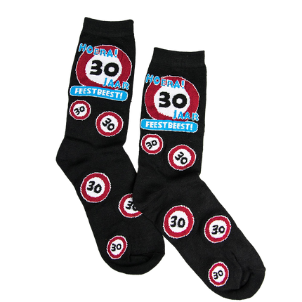 Calcetines divertidos 30 años 1 par