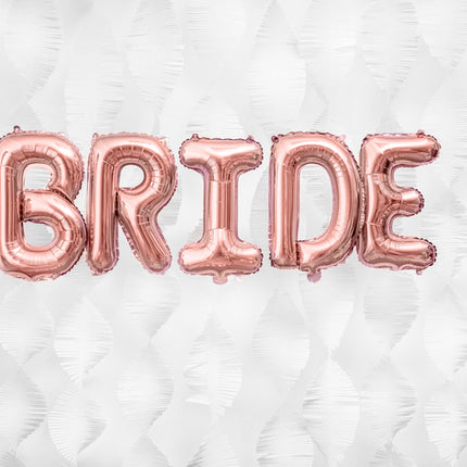 Globo Letra R Oro Rosa Vacío 35cm