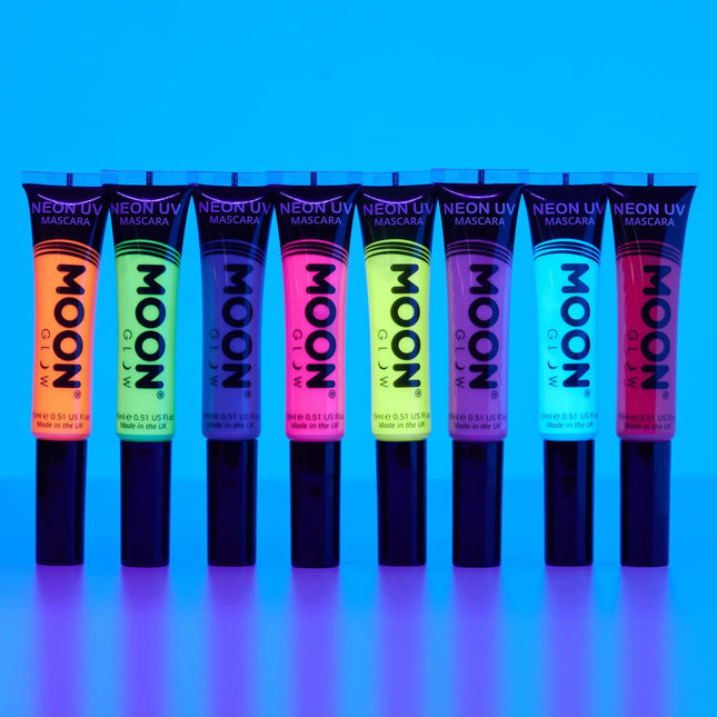 Máscara de pestañas Moon Glow Neon UV Rosa Intenso 15ml