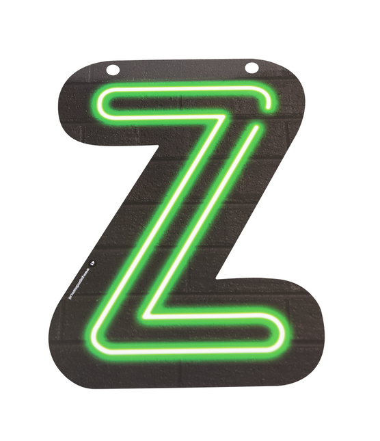 Letra Z de neón 24cm