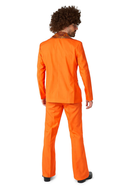 Traje Disco Naranja Hombre <tc>Suitmeister</tc>