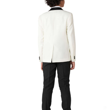 Niño esmoquin blanco adolescente <tc>OppoSuits</tc>