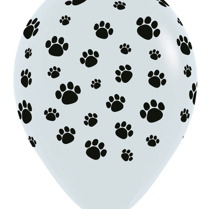 Globos Patas Blanco 30cm 25pcs