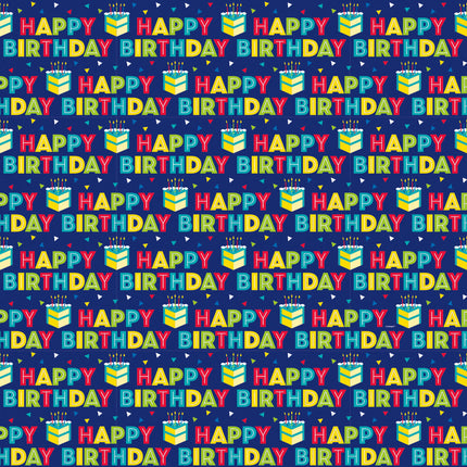 Papel de regalo Tarta Feliz Cumpleaños 1,52m