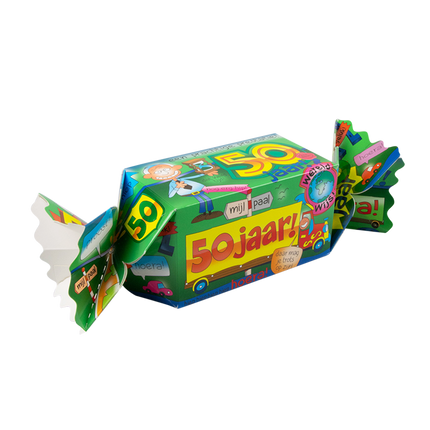 Caja regalo 50 Años Hombre 26cm