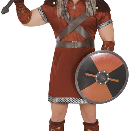 Disfraz de Vikingo Nórdico Marrón Hombre