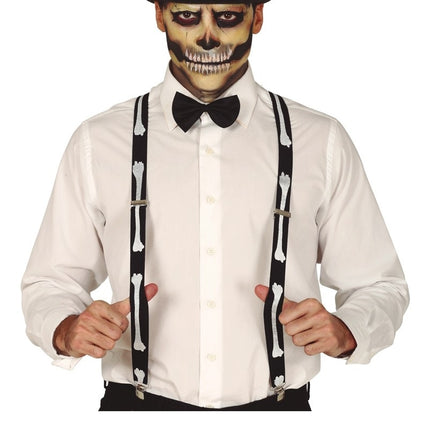 Tirantes esqueleto de Halloween