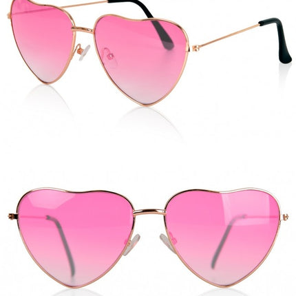 Gafas Corazón Rosa