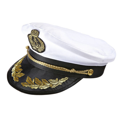 Gorra Capitán Oro Blanco