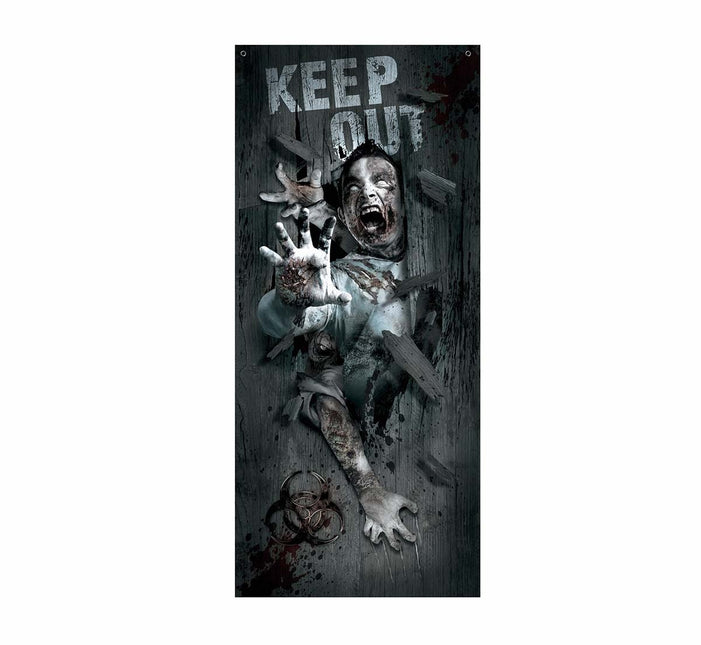 Decoración de Puerta de Halloween Zombie 180cm
