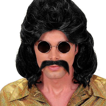 Peluca 70'S Negra