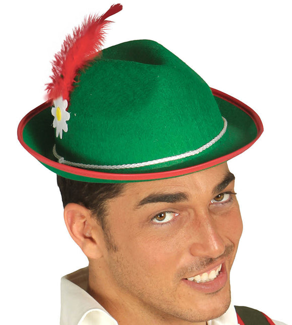 Gorro Tiroler Oktoberfest Verde