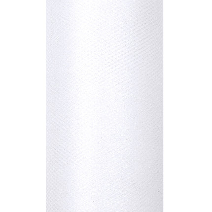 Rollo Tul Blanco Purpurina 15cm 9m