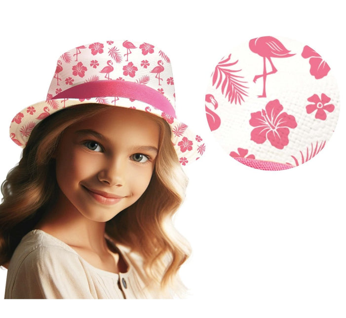 Flamingo Hoed Roze Kind - Partywinkel - 8434077137499