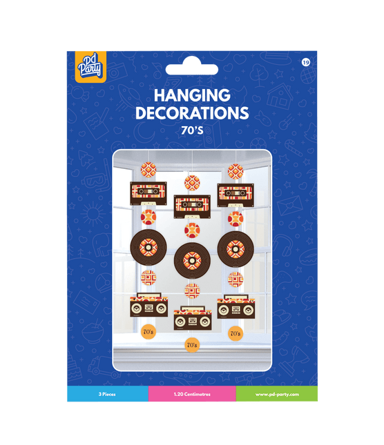 Flower Power Hangdecoratie 1,2m 3st van Paper Dreams koop je bij Partywinkel