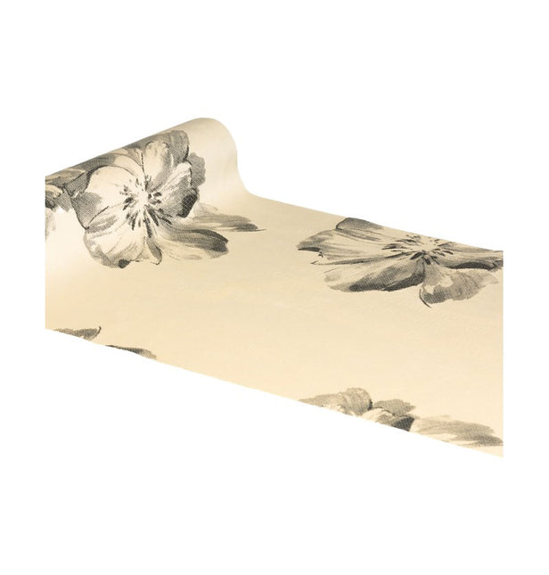 Traves de Mesa Floral Beige 3m