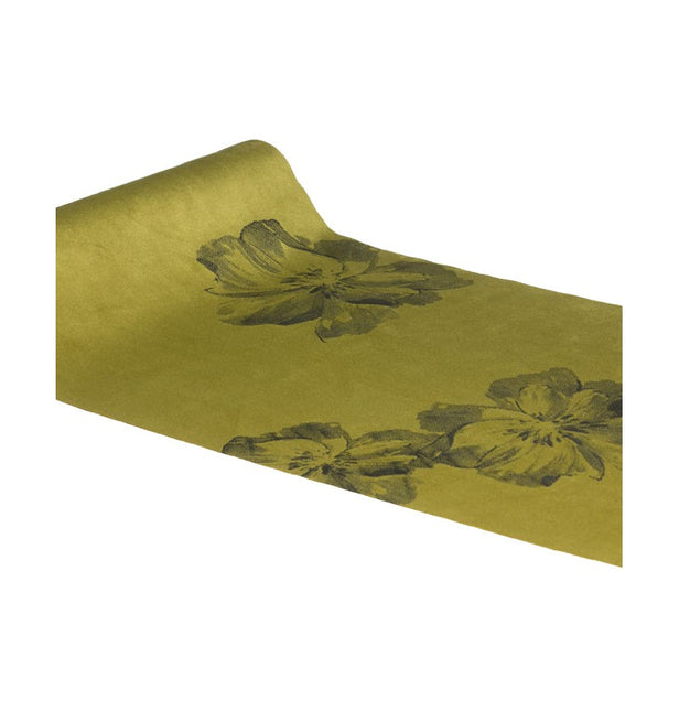 Camino de Mesa Flor Verde 3m