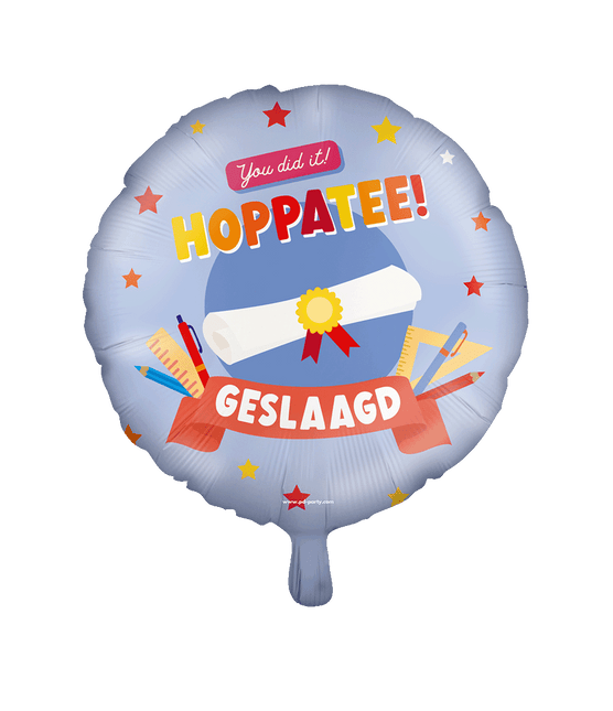 Globo de papel de aluminio - ¡Pasado hoppatee!