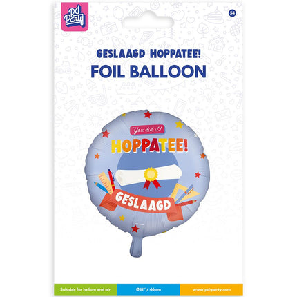 Globo de papel de aluminio - ¡Pasado hoppatee!