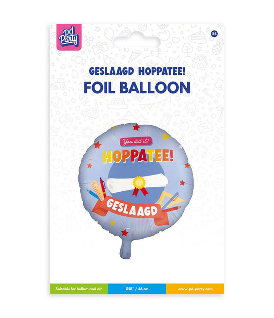 Globo de papel de aluminio - ¡Pasado hoppatee!