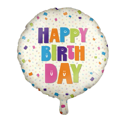 Globo de aluminio - Feliz cumpleaños