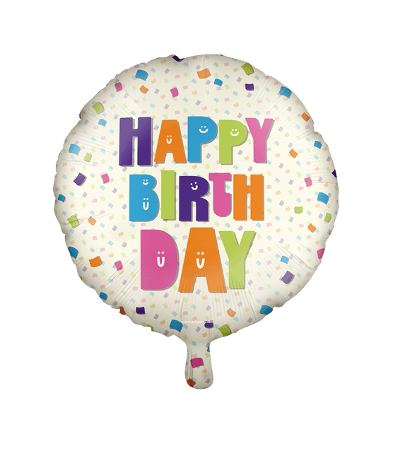 Globo de aluminio - Feliz cumpleaños