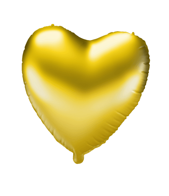Globo de foil - Corazón dorado