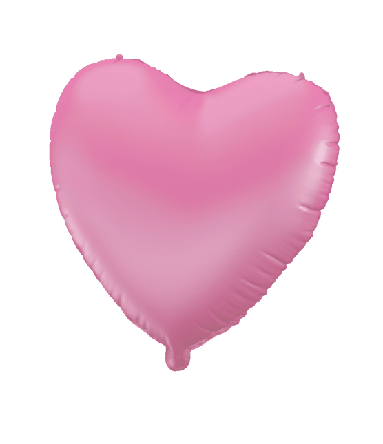 Globo de foil - Rosa corazón