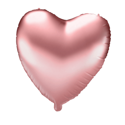 Globo de aluminio - Corazón oro rosa
