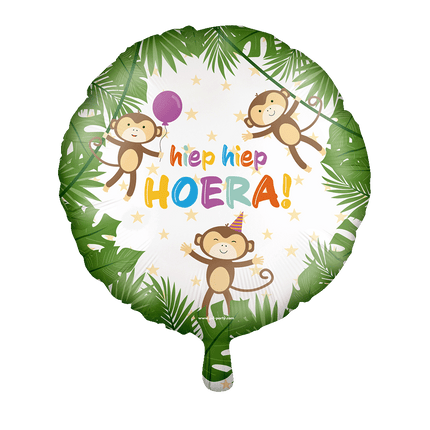 Globo de aluminio - Hip hip hurrah