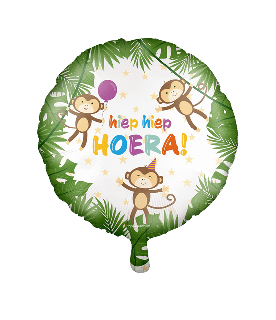 Globo de aluminio - Hip hip hurrah