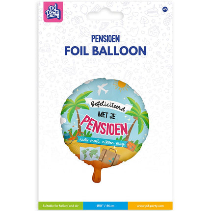 Globo de aluminio - Jubilación
