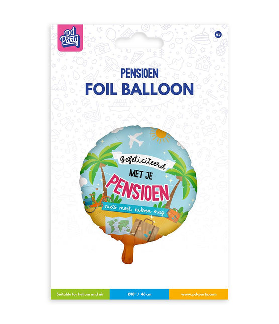 Globo de aluminio - Jubilación