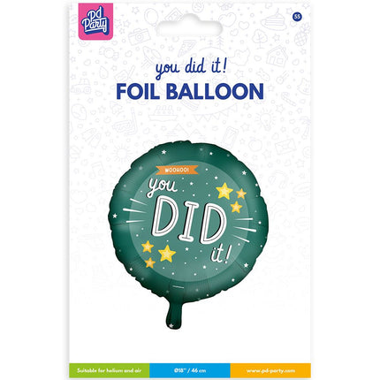 Globo de aluminio - ¡Lo has conseguido!