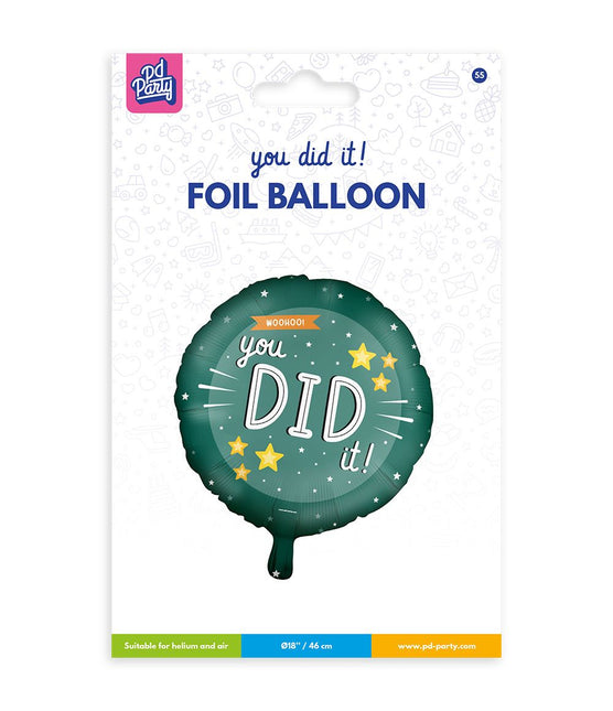 Globo de aluminio - ¡Lo has conseguido!