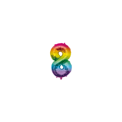 Globo 40cm 8 Arco Iris