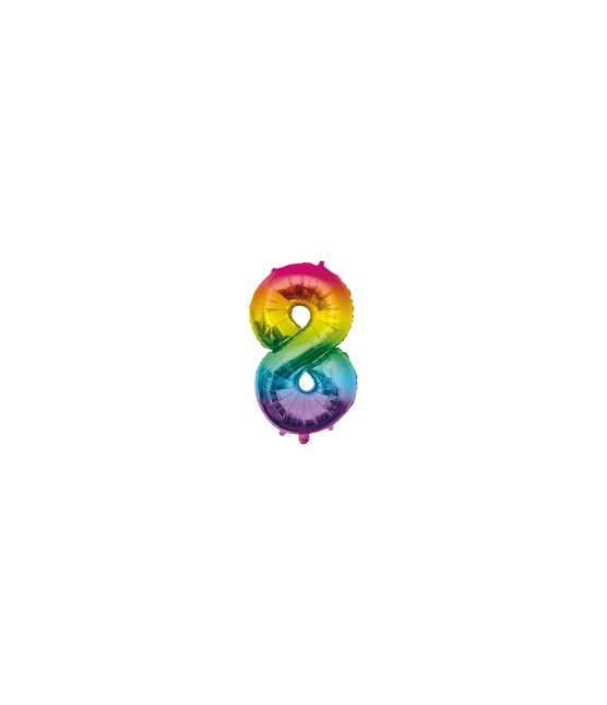 Globo 40cm 8 Arco Iris