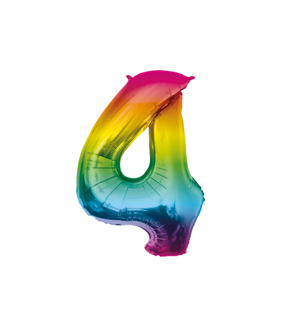 Globo 86cm 4 Arco Iris