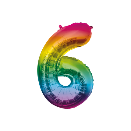 Globo 86cm 6 Arco Iris
