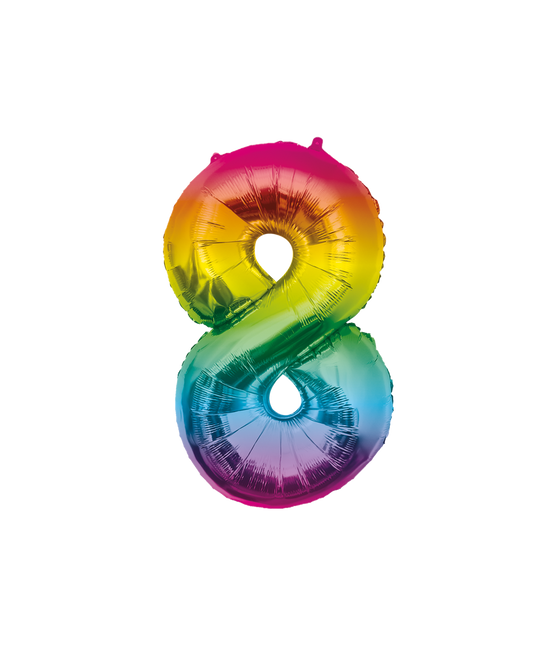 Globo 86cm 8 Arco Iris