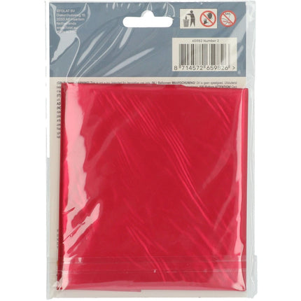 Folie Ballon Cijfer 2 Mat Rood XL 86cm leeg van Folat koop je bij Partywinkel