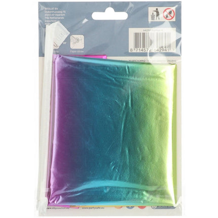 Folie Ballon Cijfer 4 Regenboog met standaard 72cm van Folat koop je bij Partywinkel