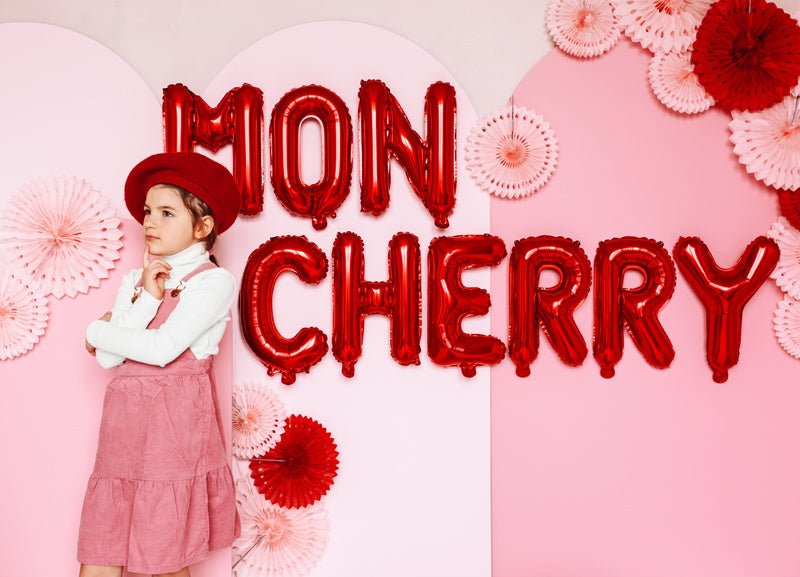 Folie Ballon Letter H Rood Leeg 35cm van Partydeco koop je bij Partywinkel