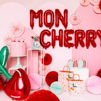 Folie Ballon Letter O Rood Leegd 35cm van Partydeco koop je bij Partywinkel