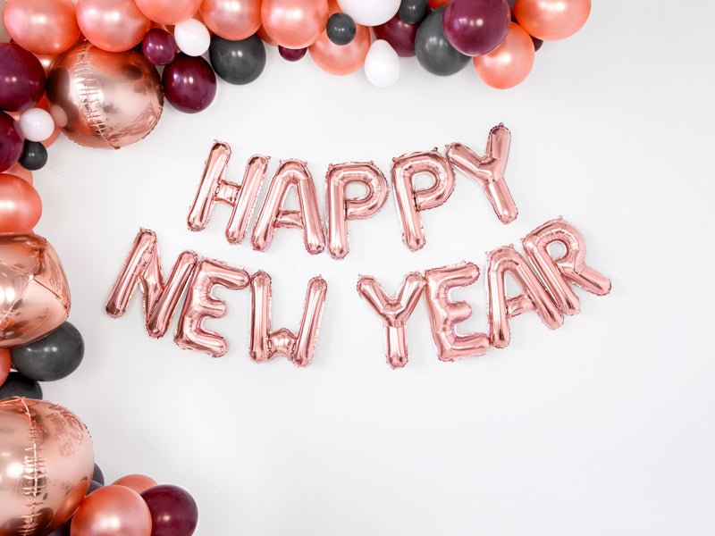 Folie Ballon Letter P Rose Goud Leeg 35cm van Partydeco koop je bij Partywinkel