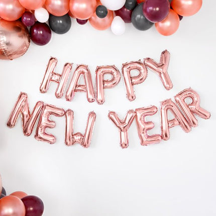 Folie Ballon Letter R Rose Goud Leeg 35cm van Partydeco koop je bij Partywinkel