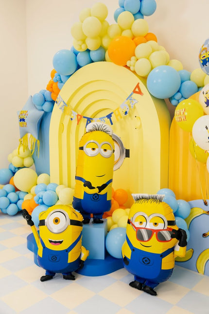 Folie Ballon Minions Tim 1m Leeg van Partydeco koop je bij Partywinkel
