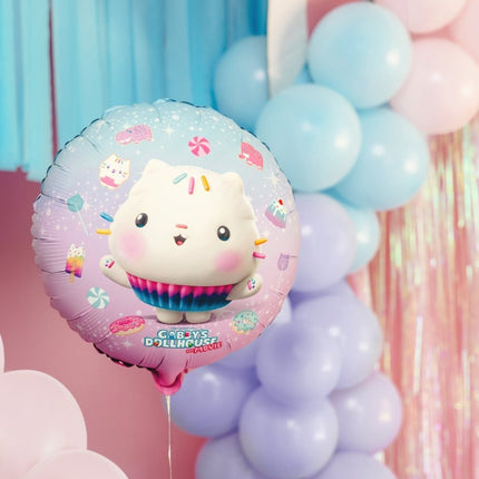 Folie Ballon Rond Cakey 35cm van Partydeco koop je bij Partywinkel