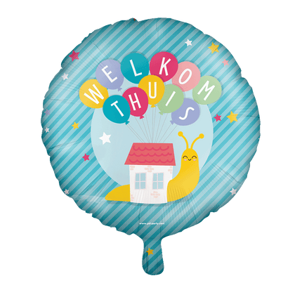 Folie ballon - Welkom thuis van Paper Dreams koop je bij Partywinkel